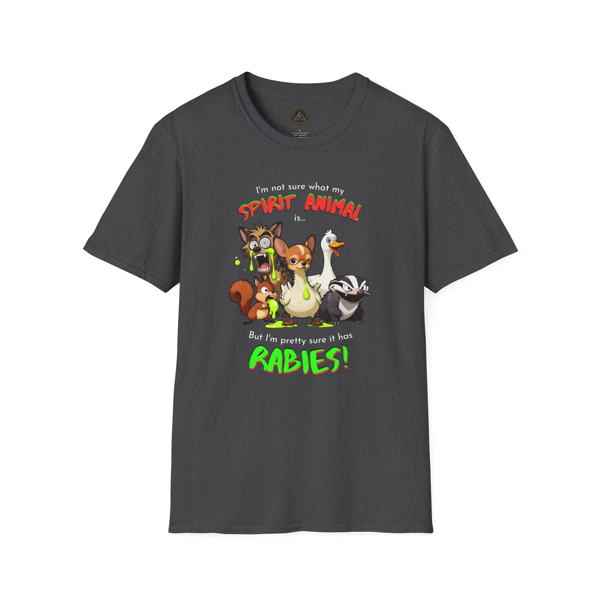 Spirit Animal T-Shirt — Mixed Up Cartoon Wildlife Graphic Tee