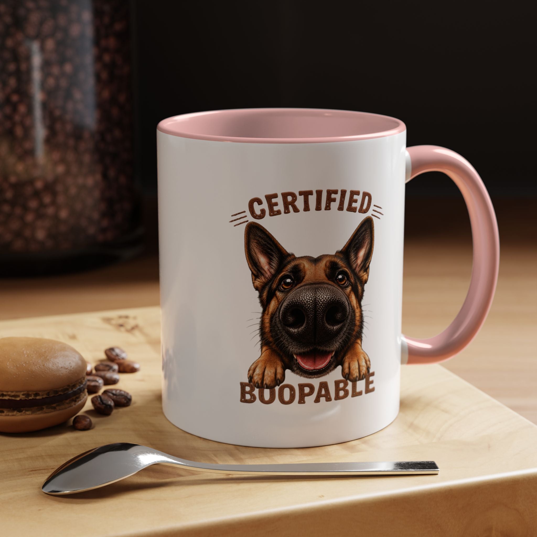 Certified Boopable Tan and Black Shepard — Coffee Mug 11/15oz