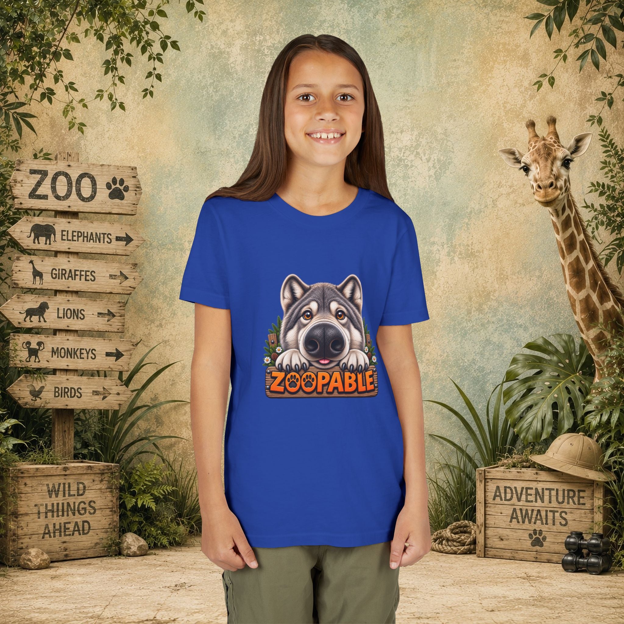Wolf Zoopable Youth Tee