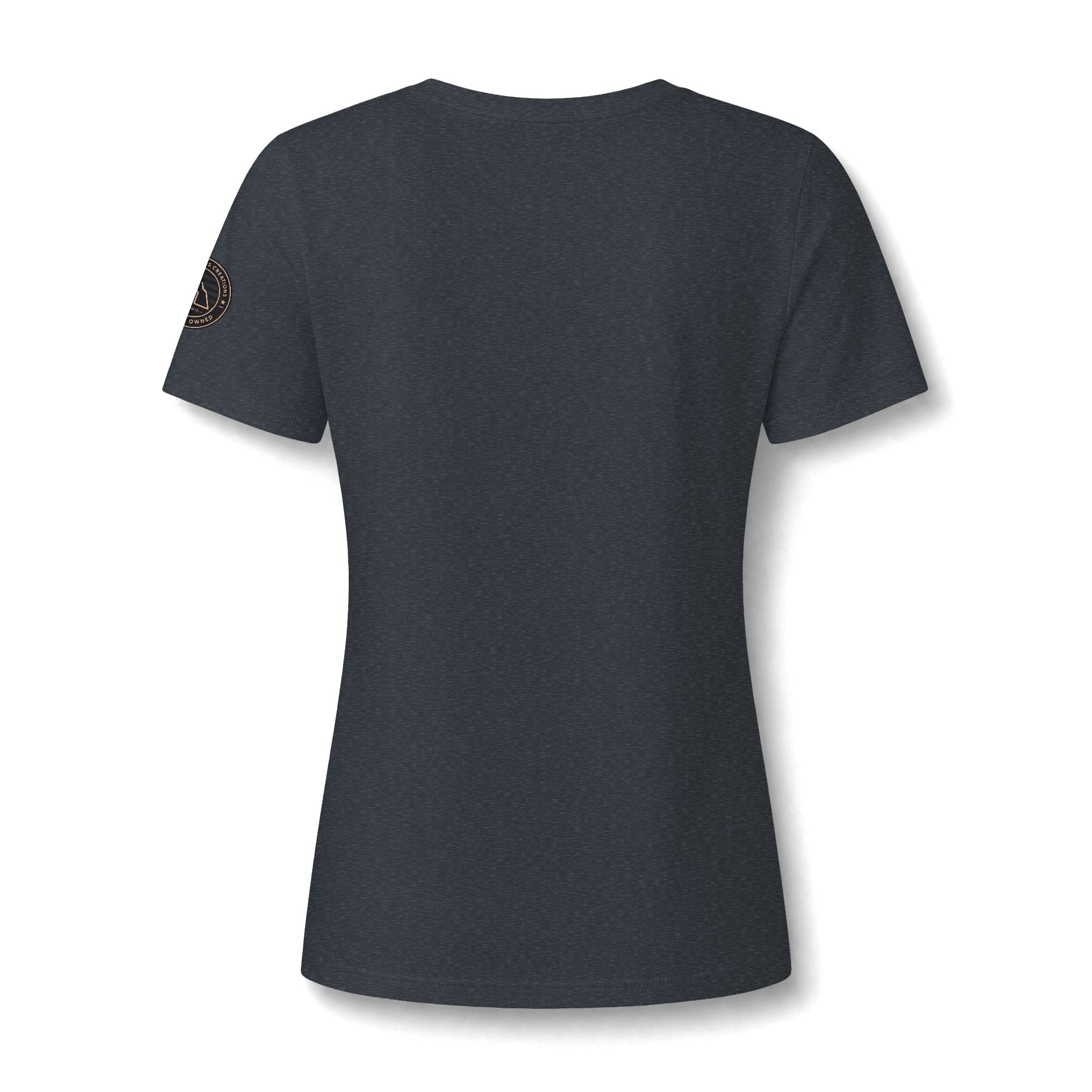 Golden Retriever V-Neck Tee — "Loyal Gentle Devoted" Dog Lover Shirt