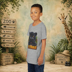 Youth Tee — Cute Black Panther "Zoopable" Kids Graphic T-Shirt