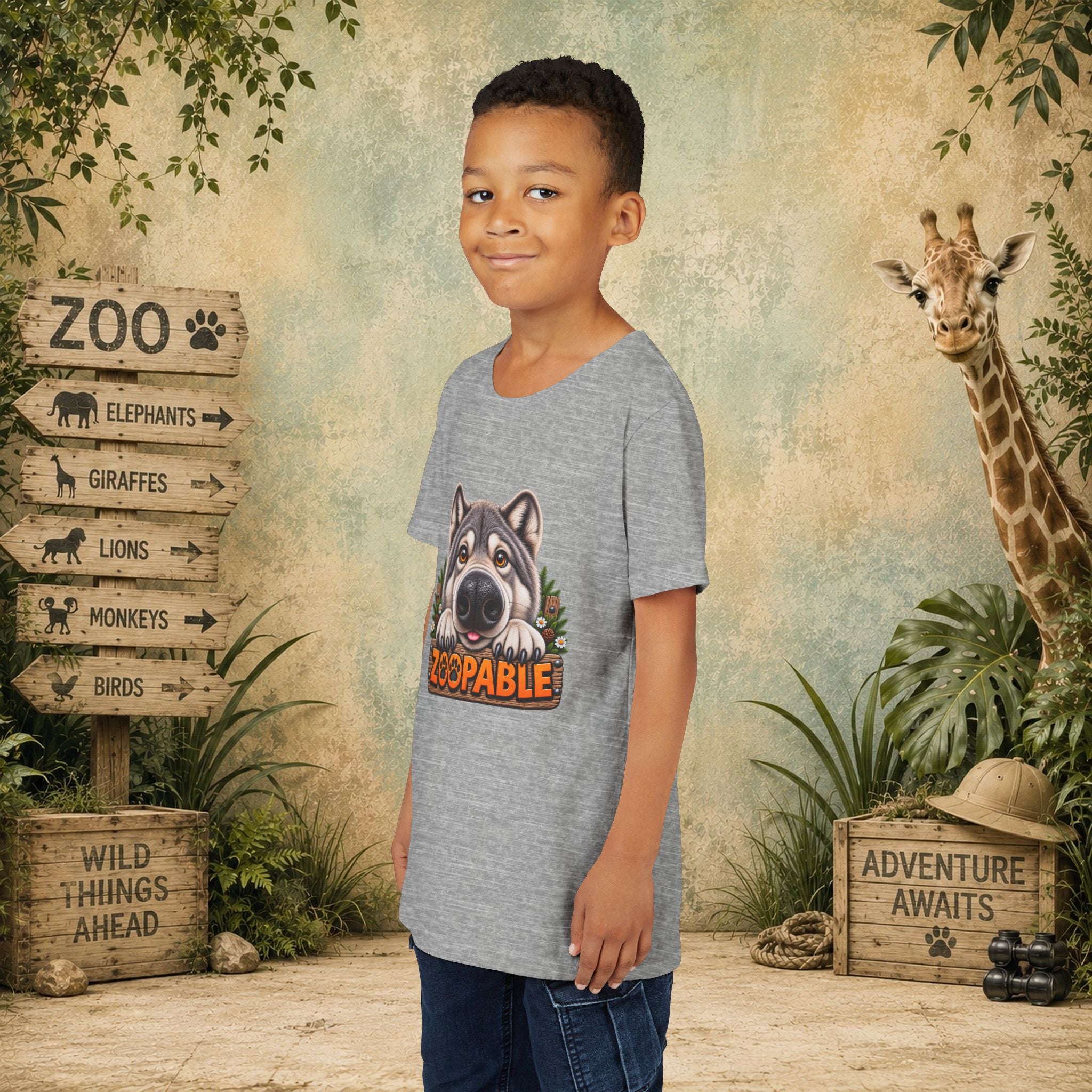 Wolf Zoopable Youth Tee