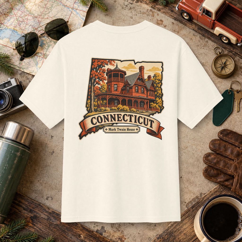 Connecticut State Vintage Tee