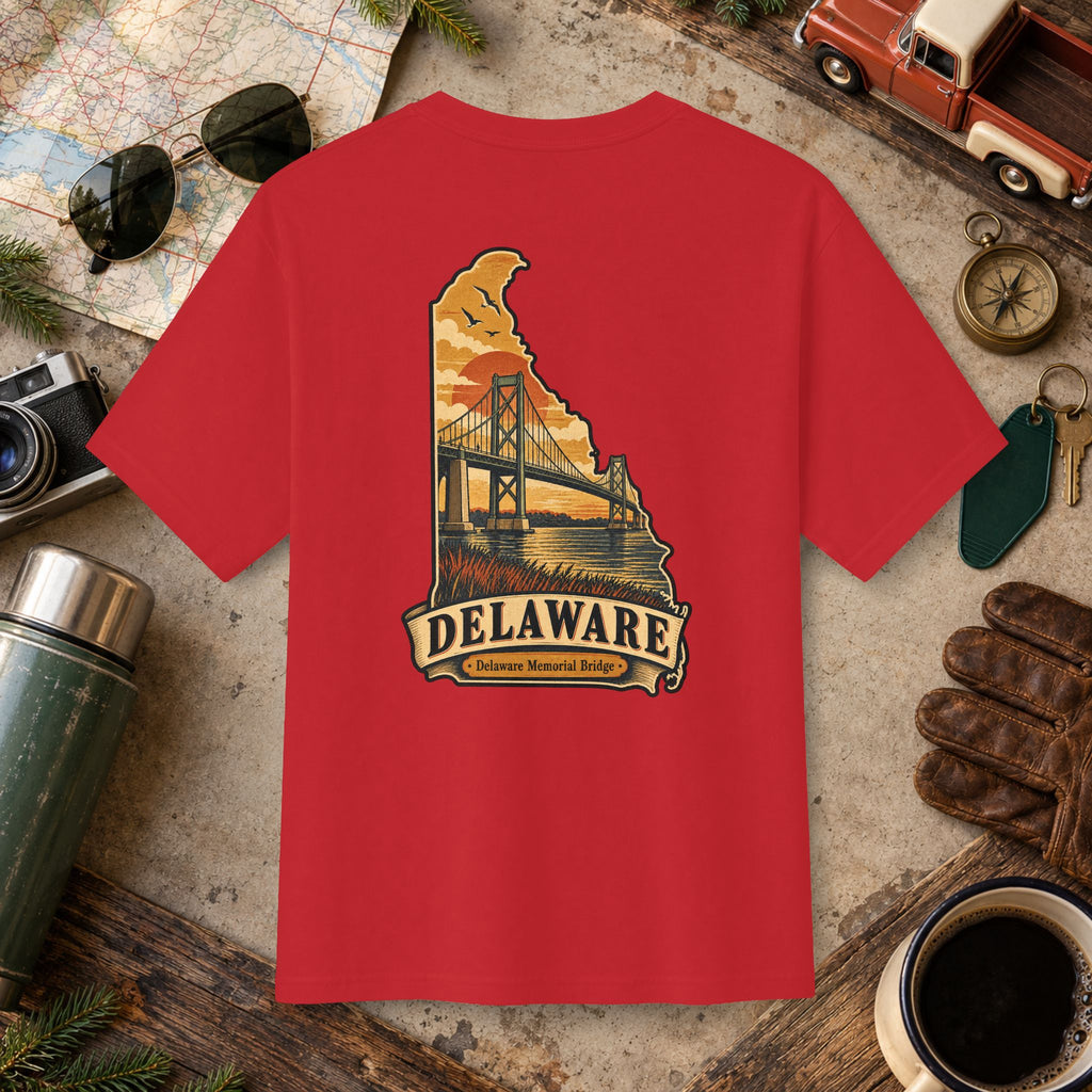 Delaware State Vintage Tee
