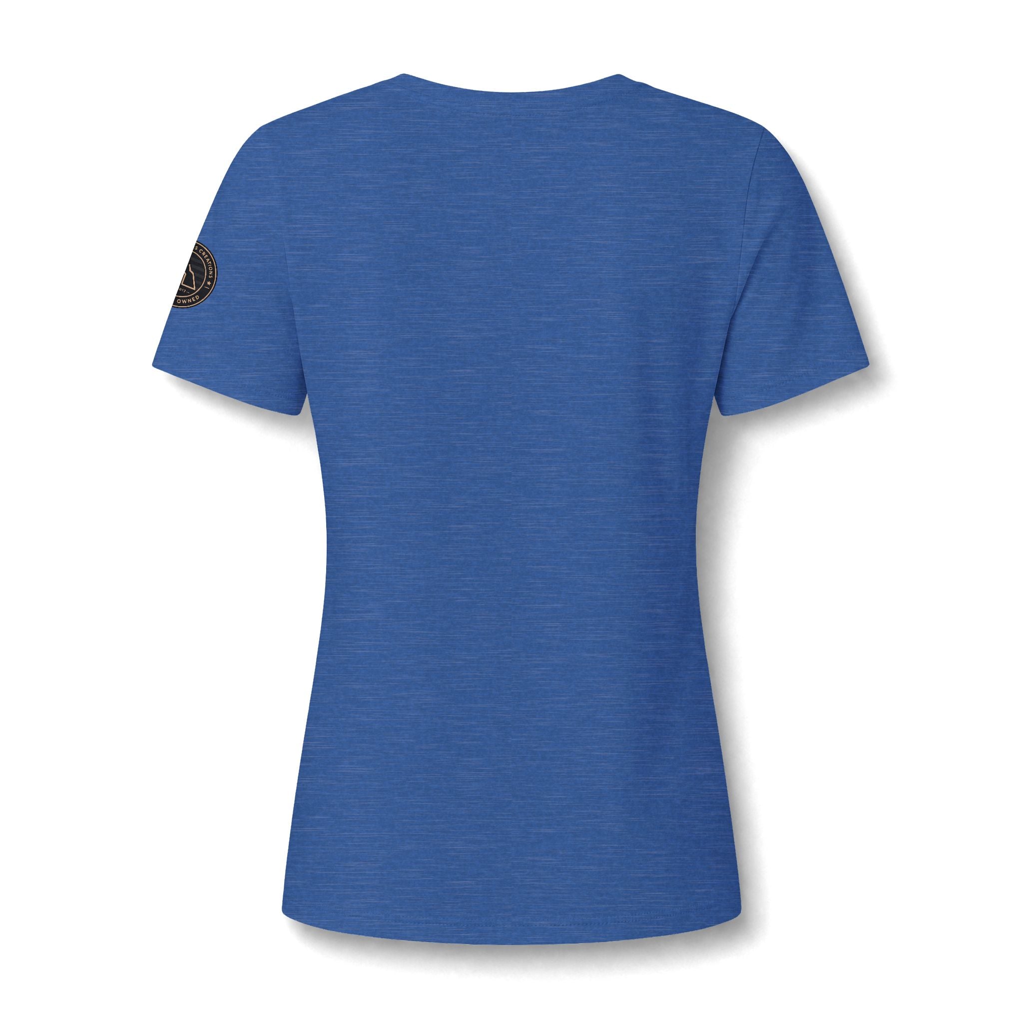 Golden Retriever V-Neck Tee — "Loyal Gentle Devoted" Dog Lover Shirt