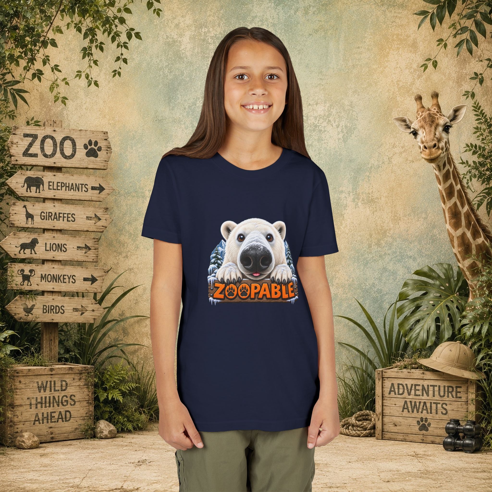 Polar Bear Zoopable Youth Tee