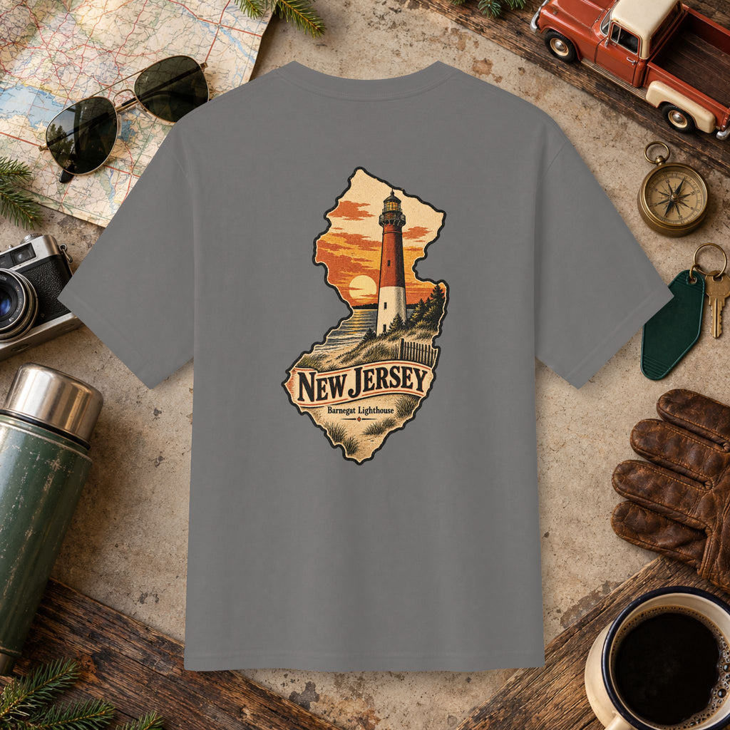 New Jersey State Vintage Tee