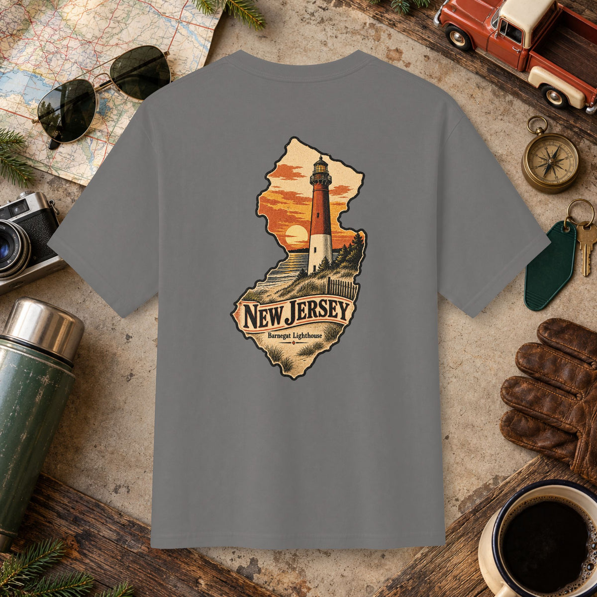 New Jersey State Vintage Tee