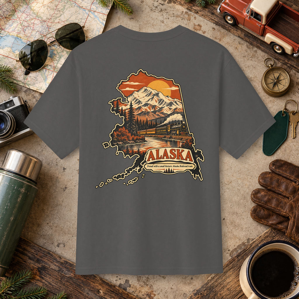 Alaska Vintage Landscape Tee