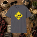 Caution 2 Deer Hunting - Hunter Road Sign Tee