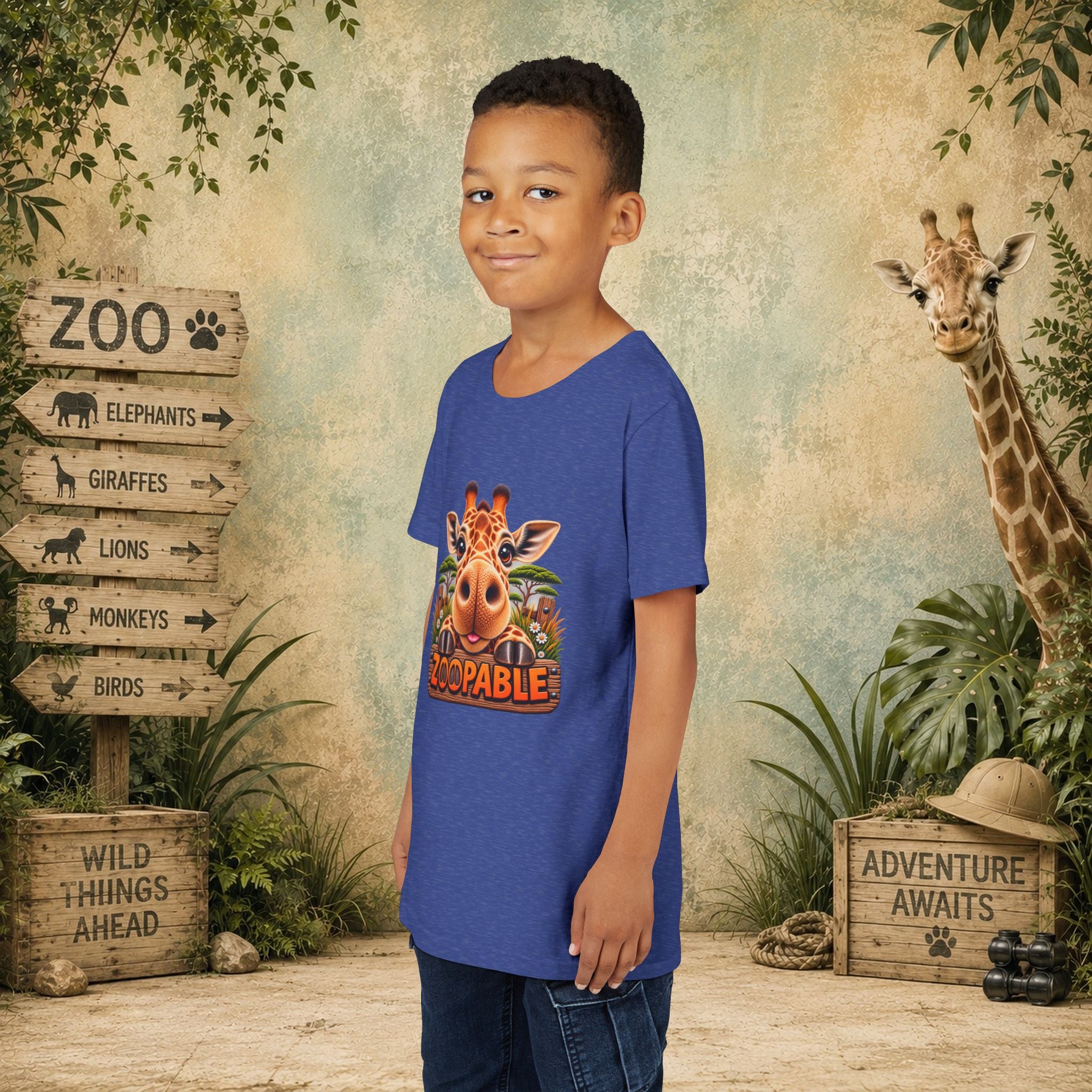 Giraffe Zoopable Youth Tee