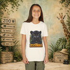 Youth Tee — Cute Black Panther "Zoopable" Kids Graphic T-Shirt