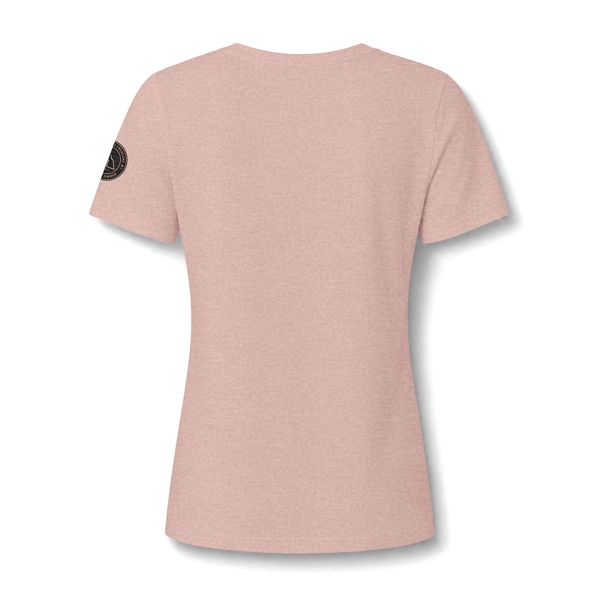 Golden Retriever V-Neck Tee — "Loyal Gentle Devoted" Dog Lover Shirt