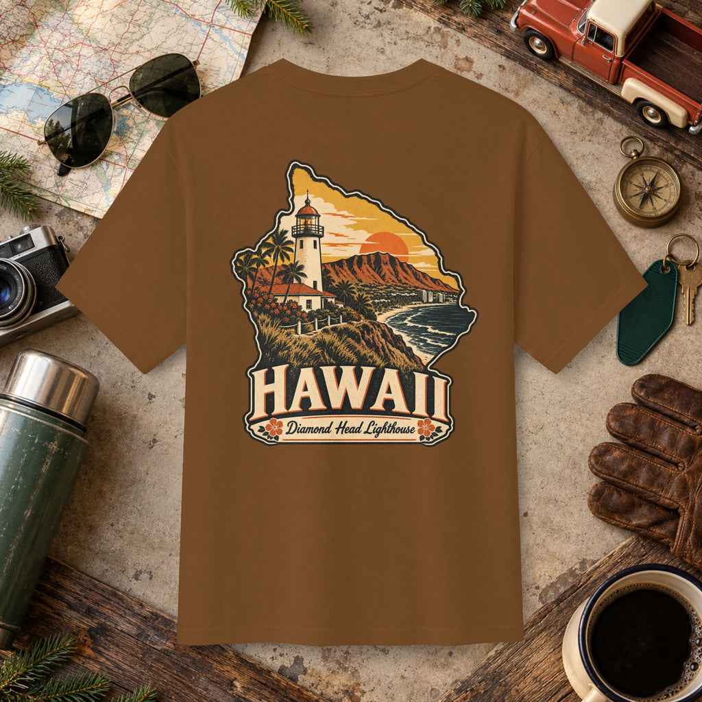 Hawaii State Vintage Tee