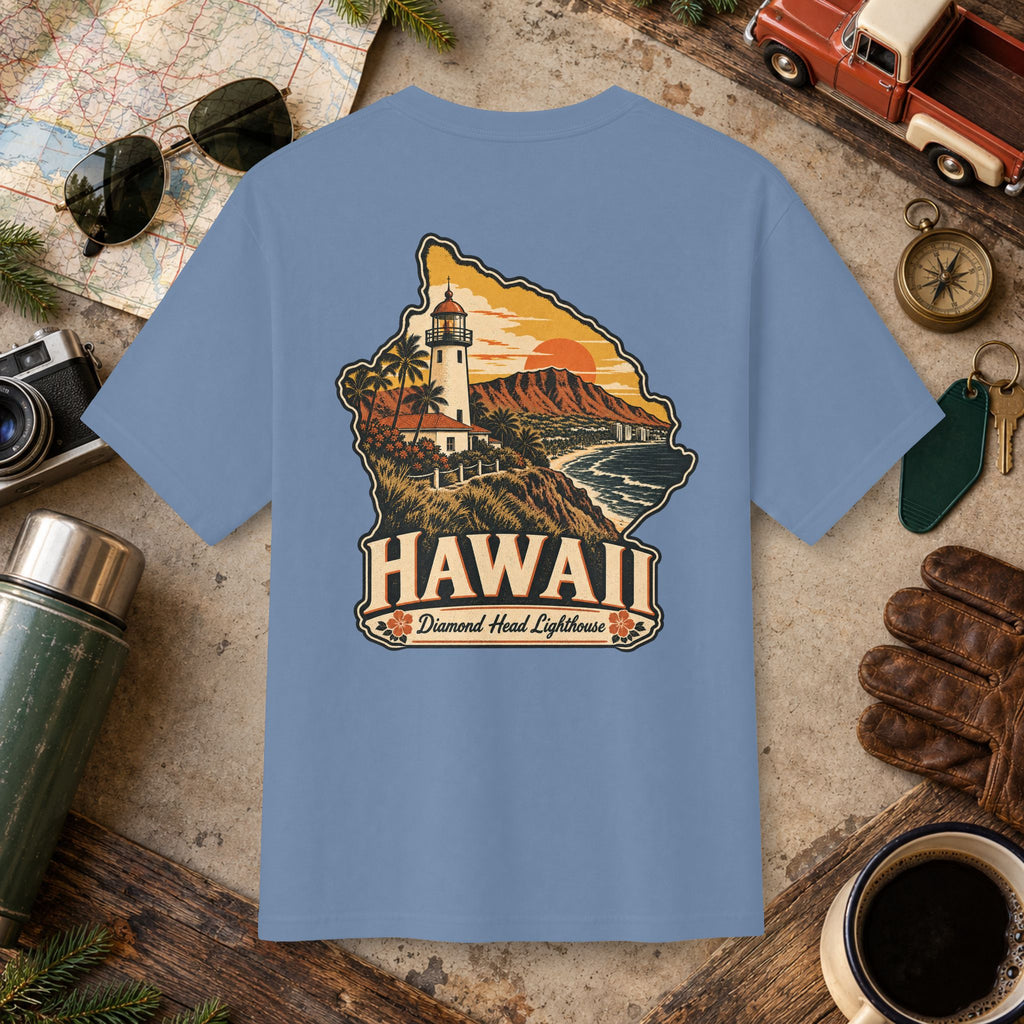 Hawaii State Vintage Tee