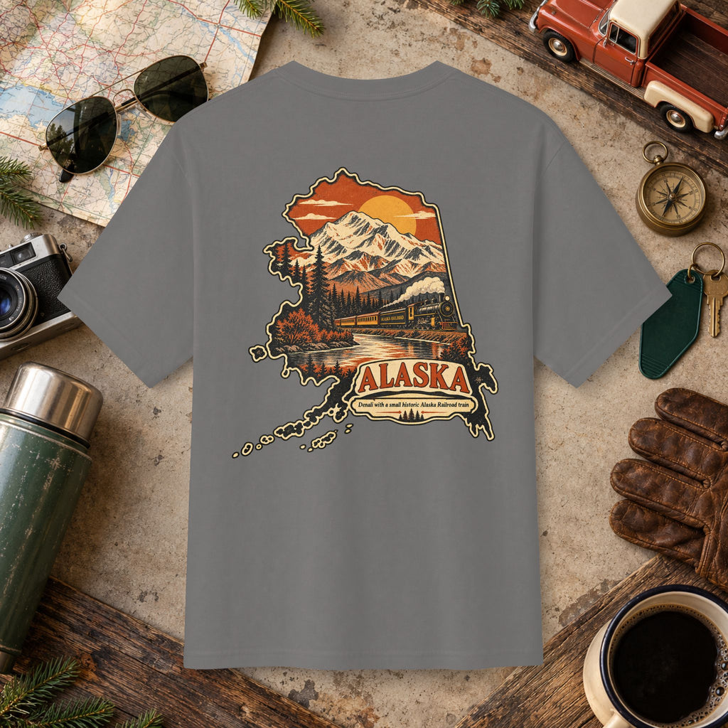 Alaska Vintage Landscape Tee