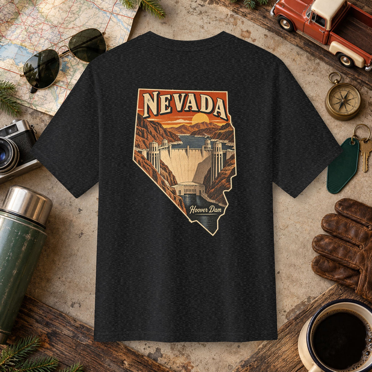 Nevada State Vintage Tee