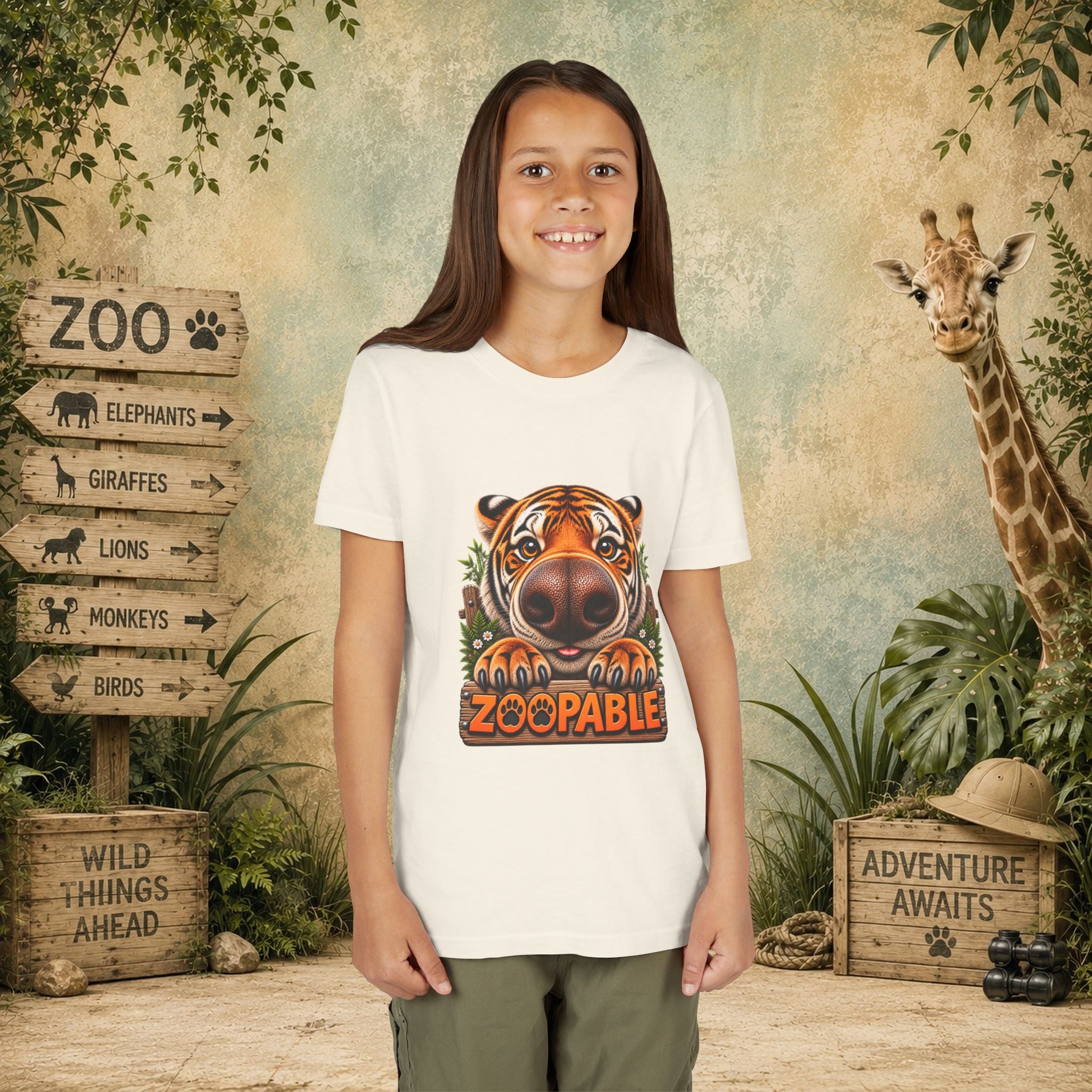 Tiger Zoopable Youth Tee
