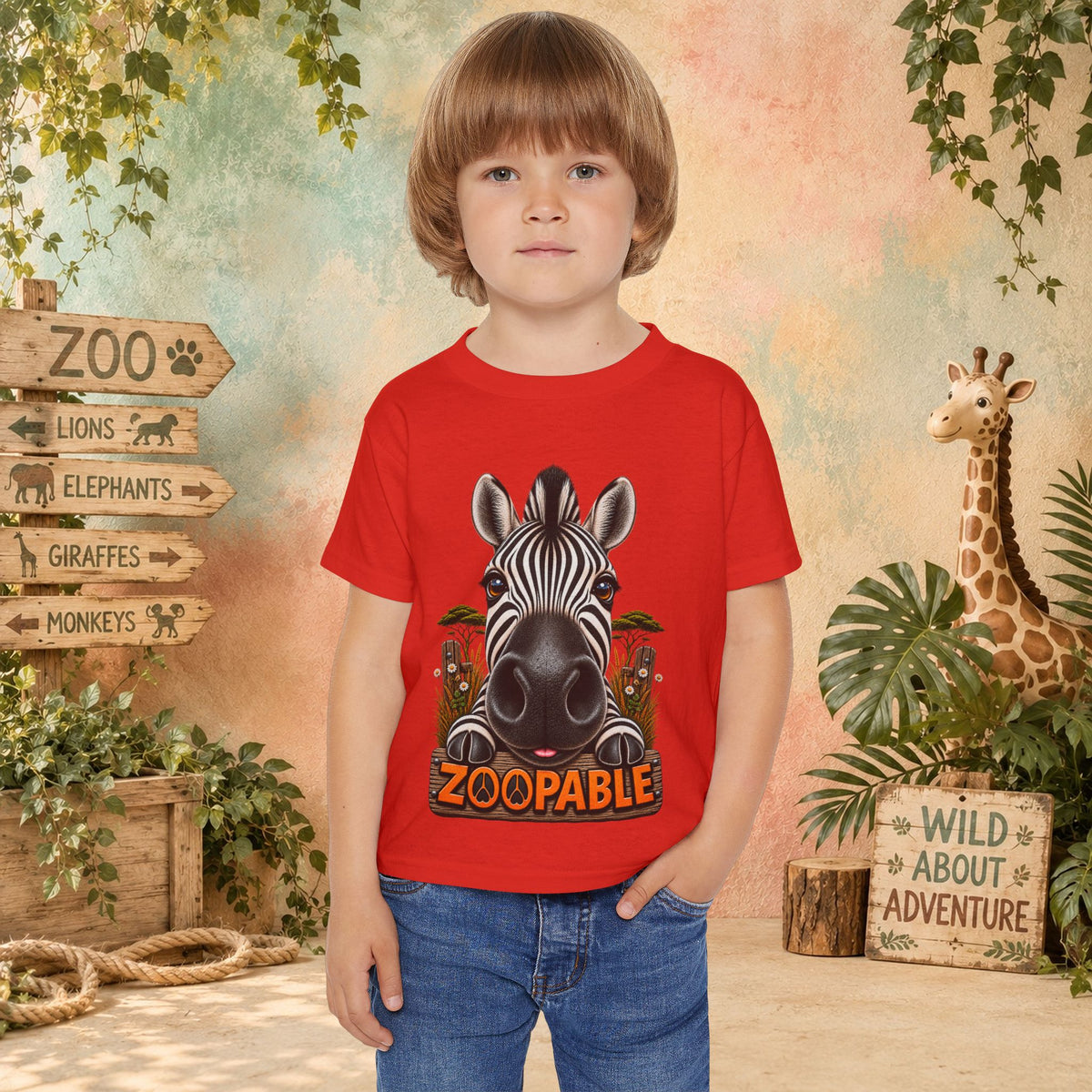 Zebra Zoopable T-shirt