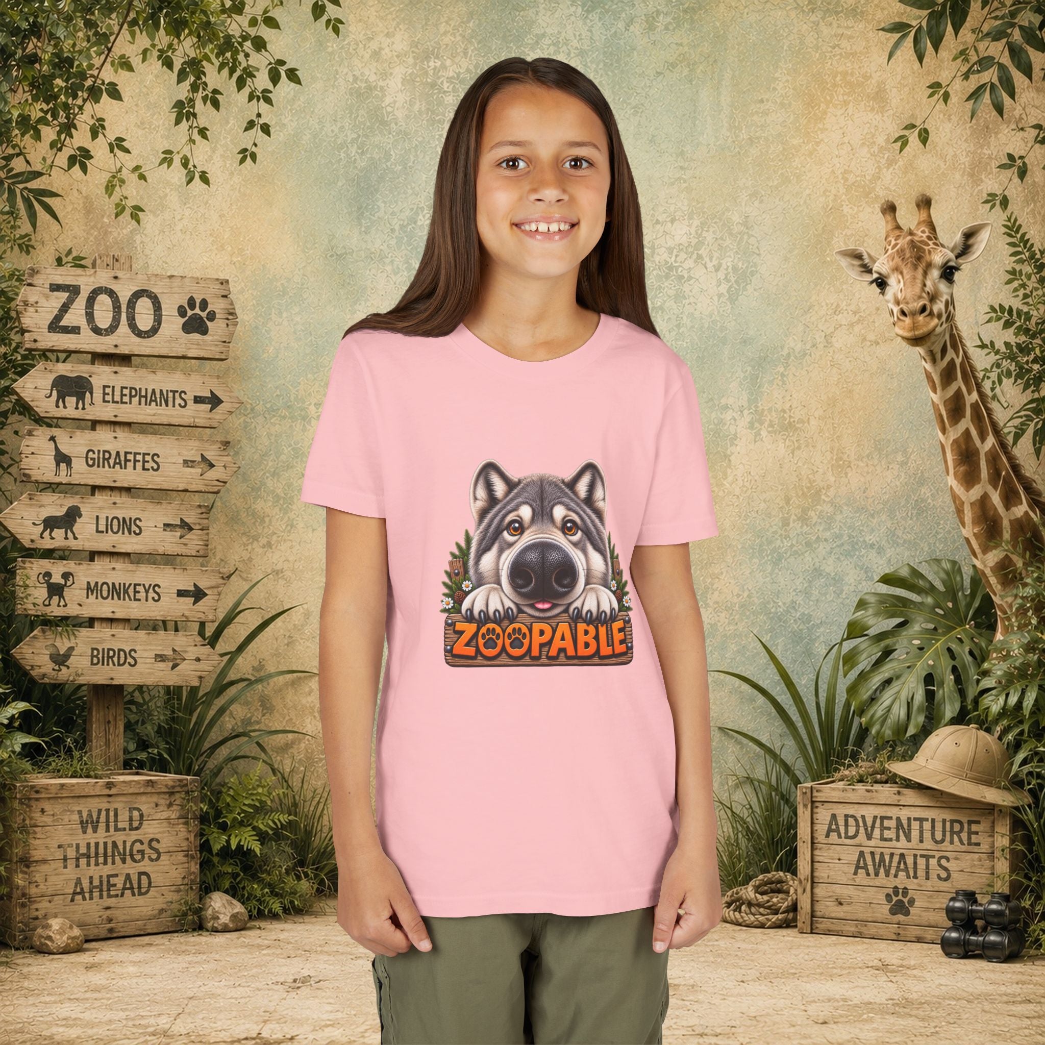 Wolf Zoopable Youth Tee