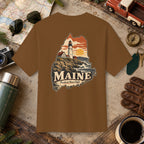 Maine State Vintage Tee