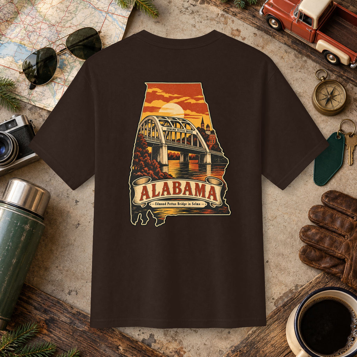Alabama Vintage Landscape Tee
