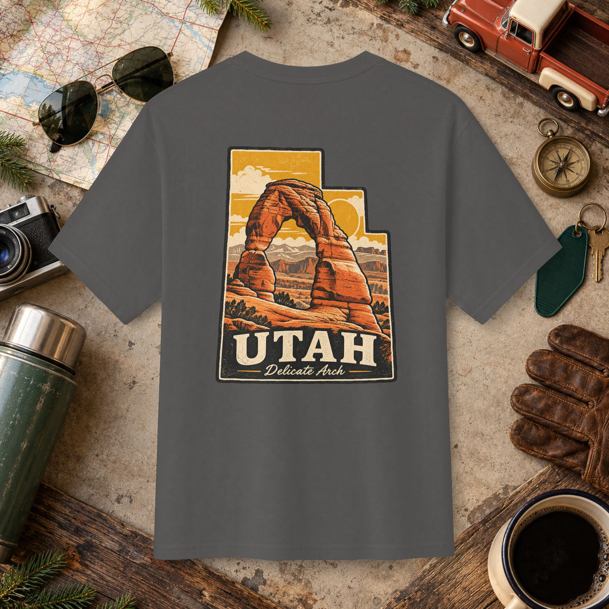 Utah State Vintage Tee
