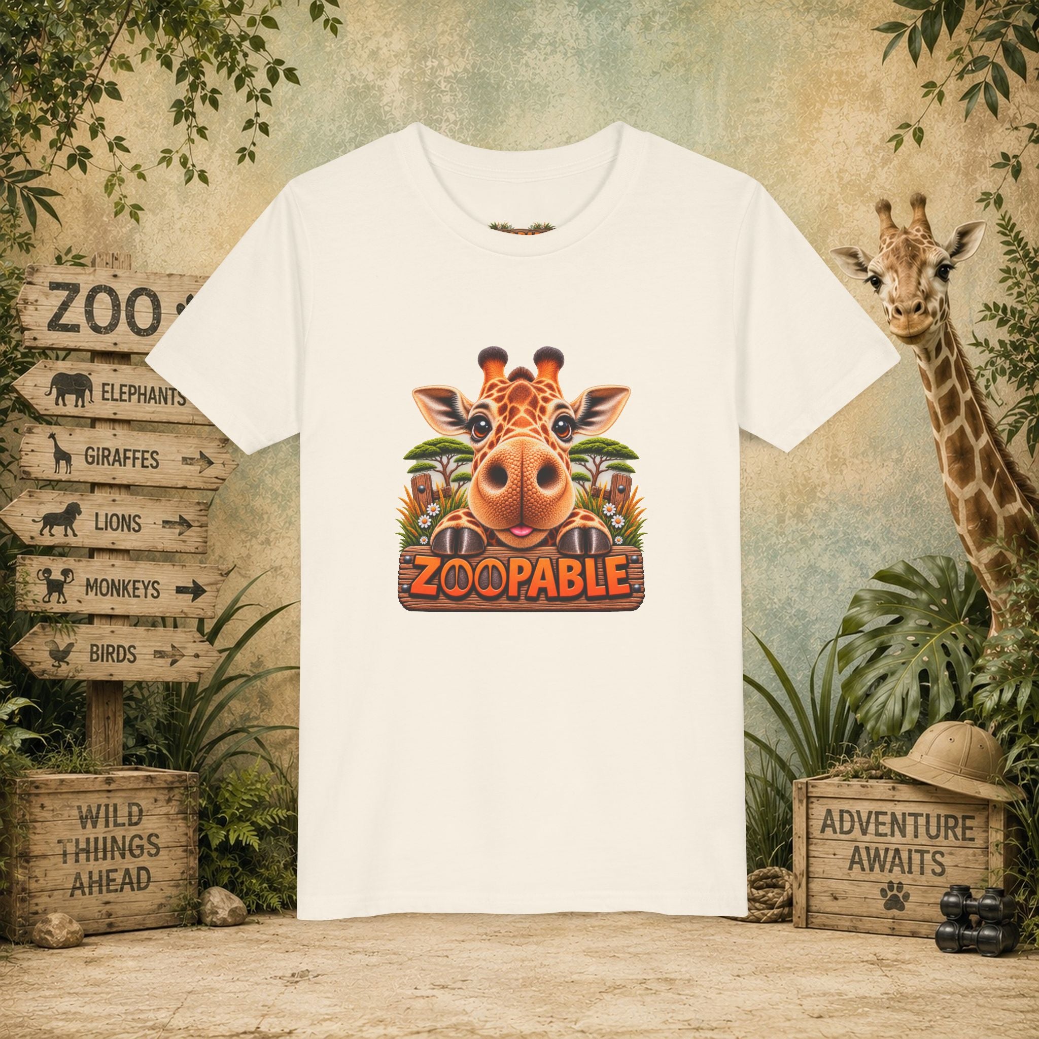 Giraffe Zoopable Youth Tee