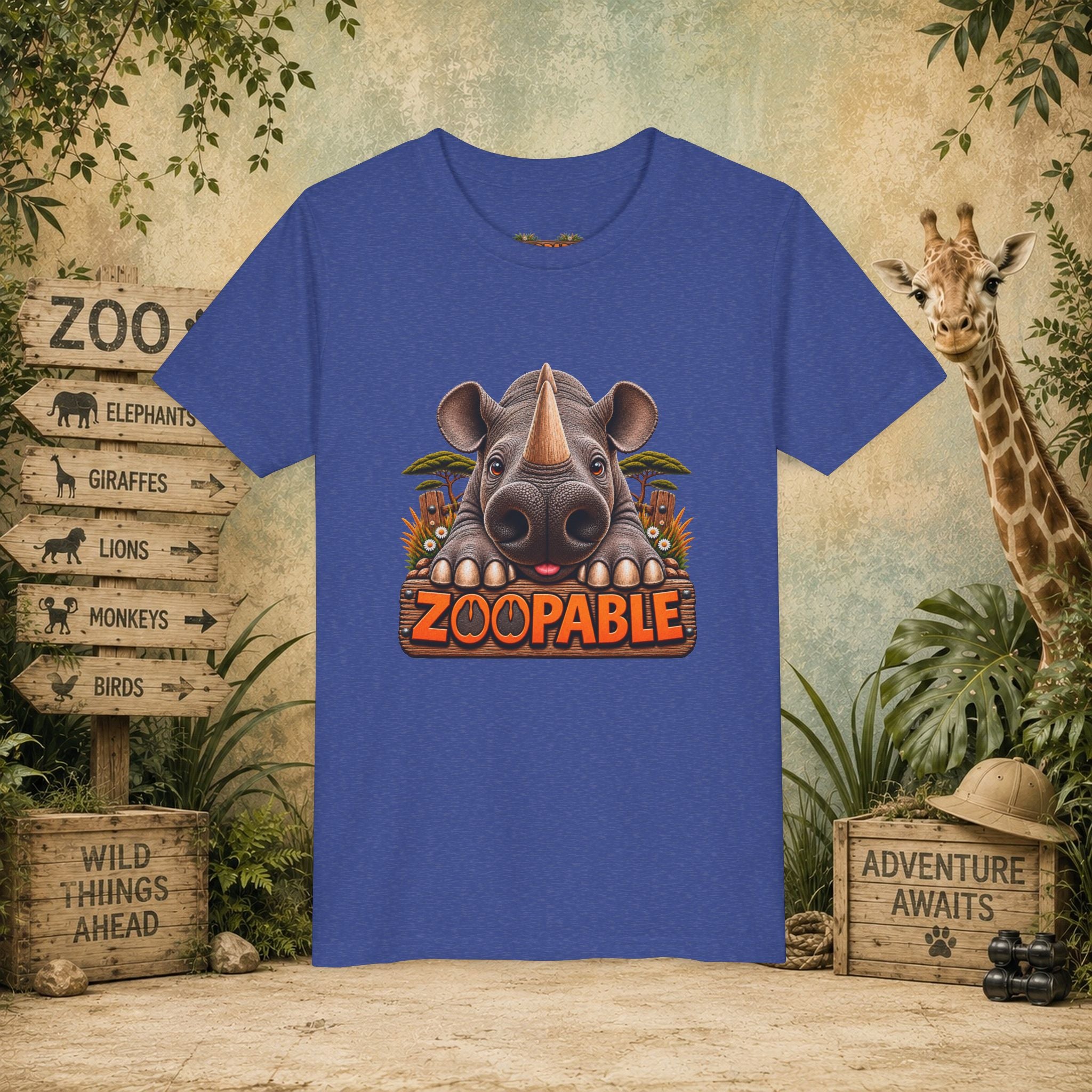 Rhinoceros Zoopable Youth Tee