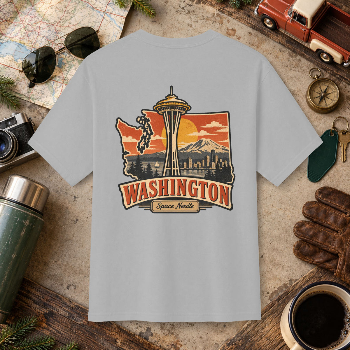 Washington State Vintage Tee