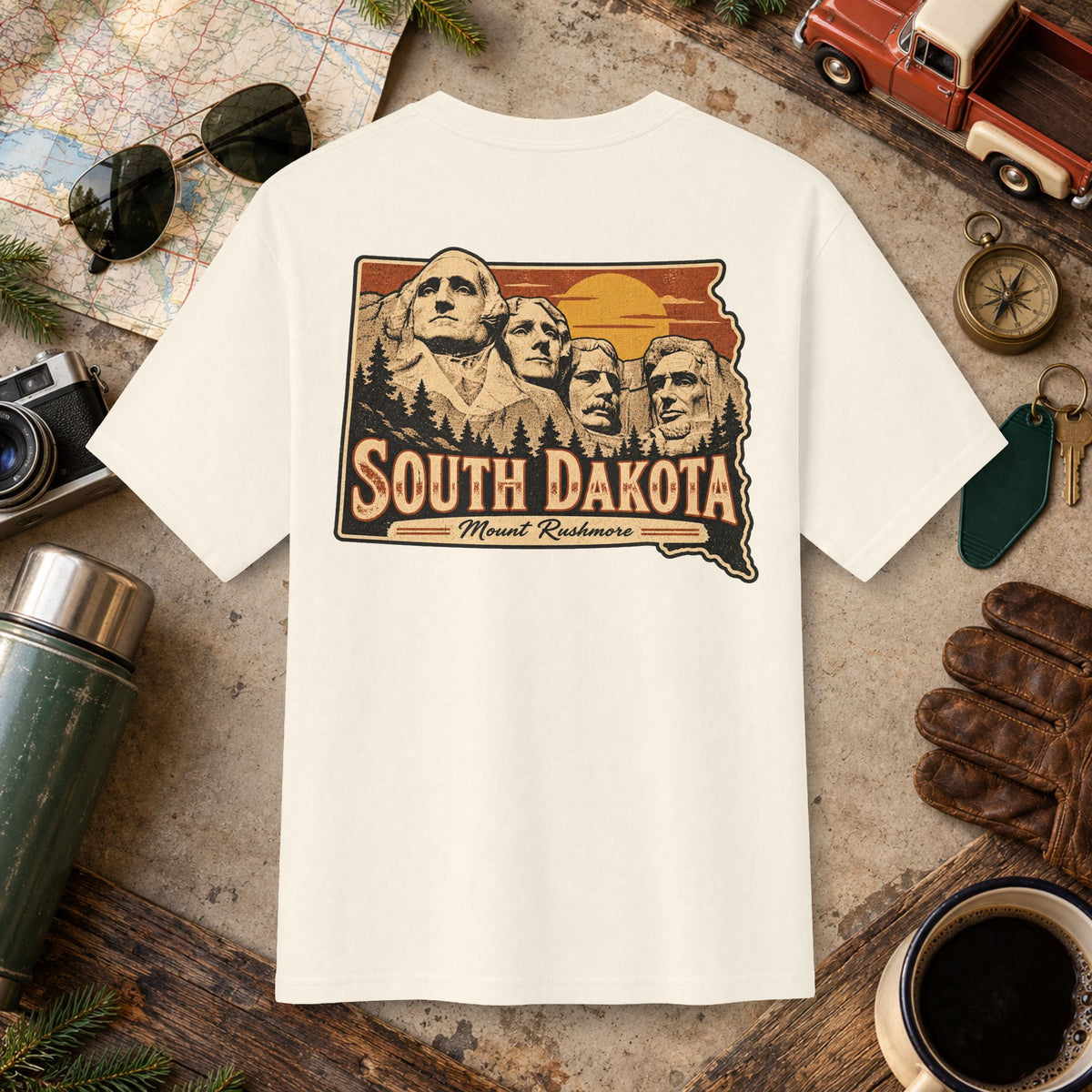 South Dakota State Vintage Tee