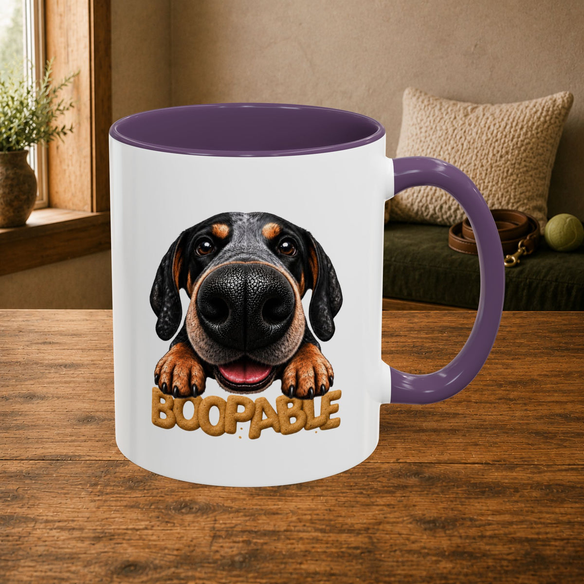 Boopable Blue Tic Hound — Coffee Mug 11oz