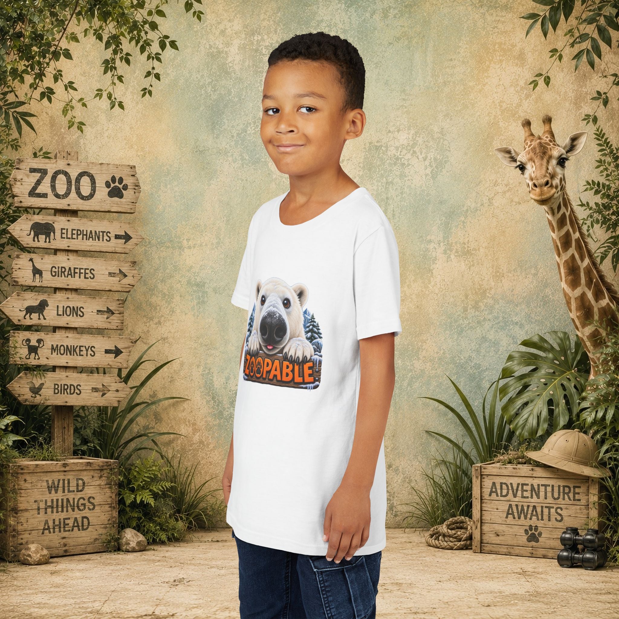 Polar Bear Zoopable Youth Tee