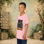 Youth Tee — Cute Black Panther "Zoopable" Kids Graphic T-Shirt