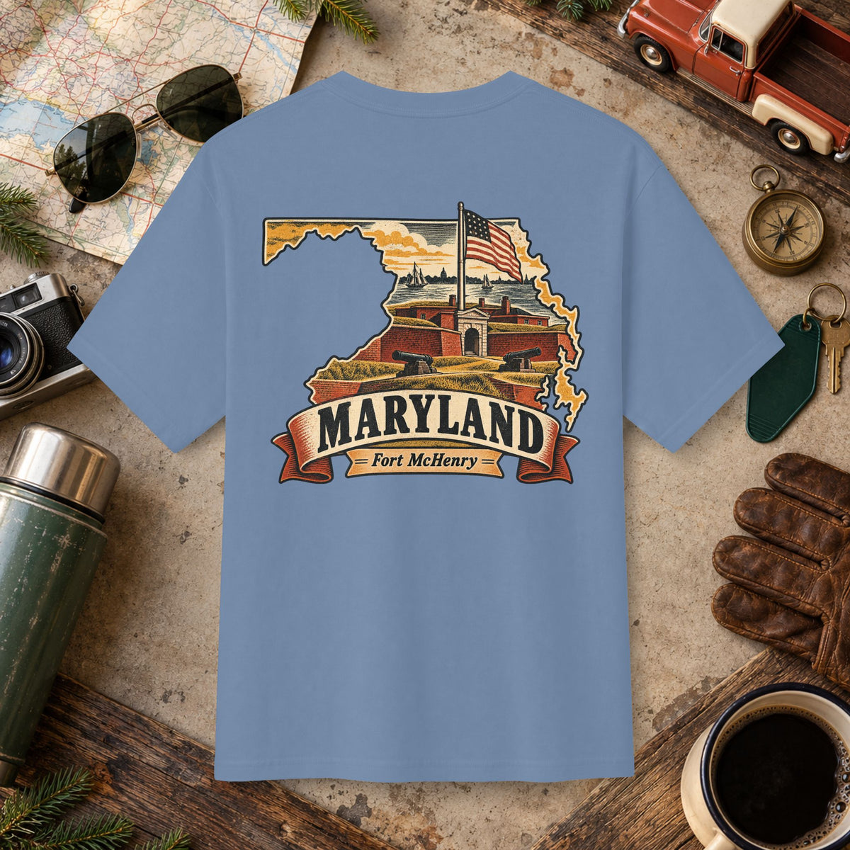 Maryland State Vintage Tee