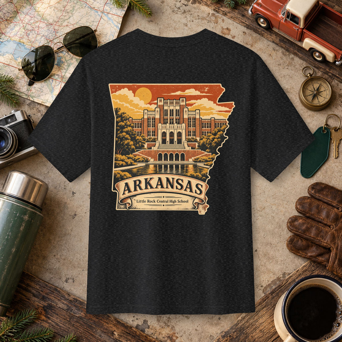Arkansas Vintage Landscape Tee