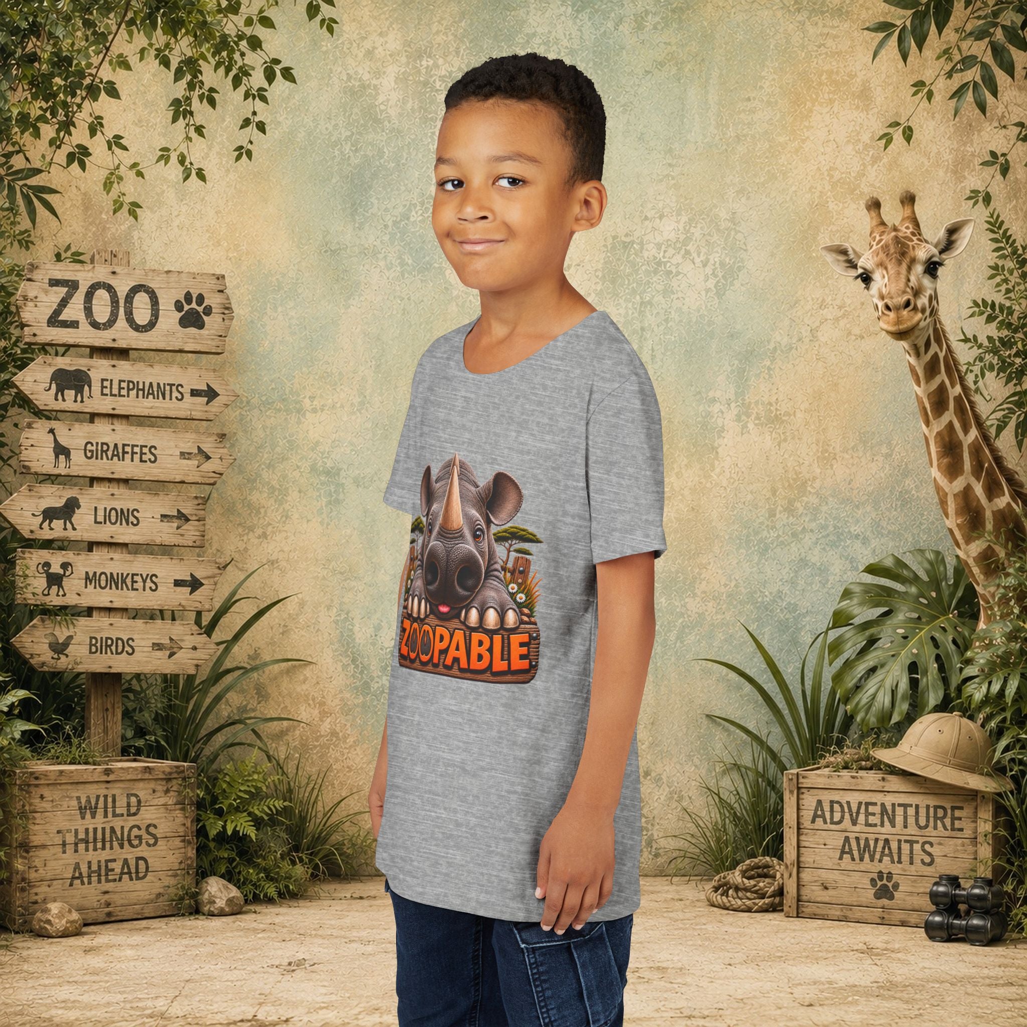 Rhinoceros Zoopable Youth Tee