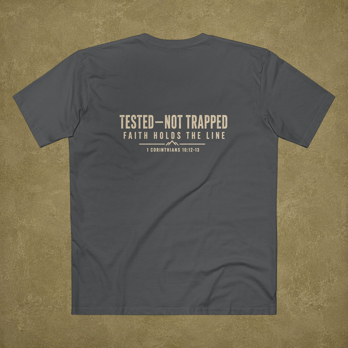 1 Corinthians 10:12-13 Men's T Shirt