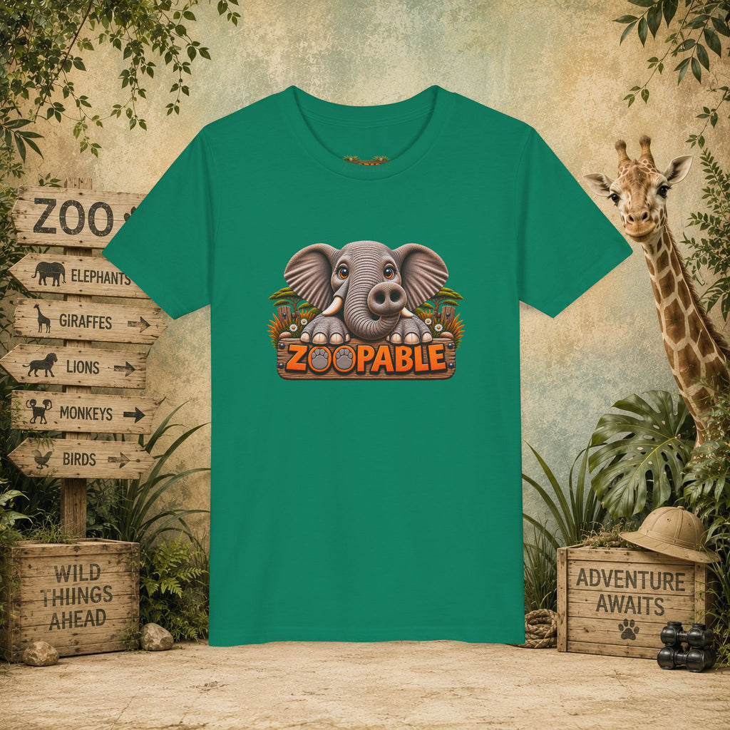 Elephant Zoopable Youth Tee