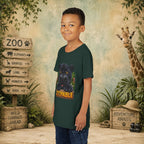 Youth Tee — Cute Black Panther "Zoopable" Kids Graphic T-Shirt