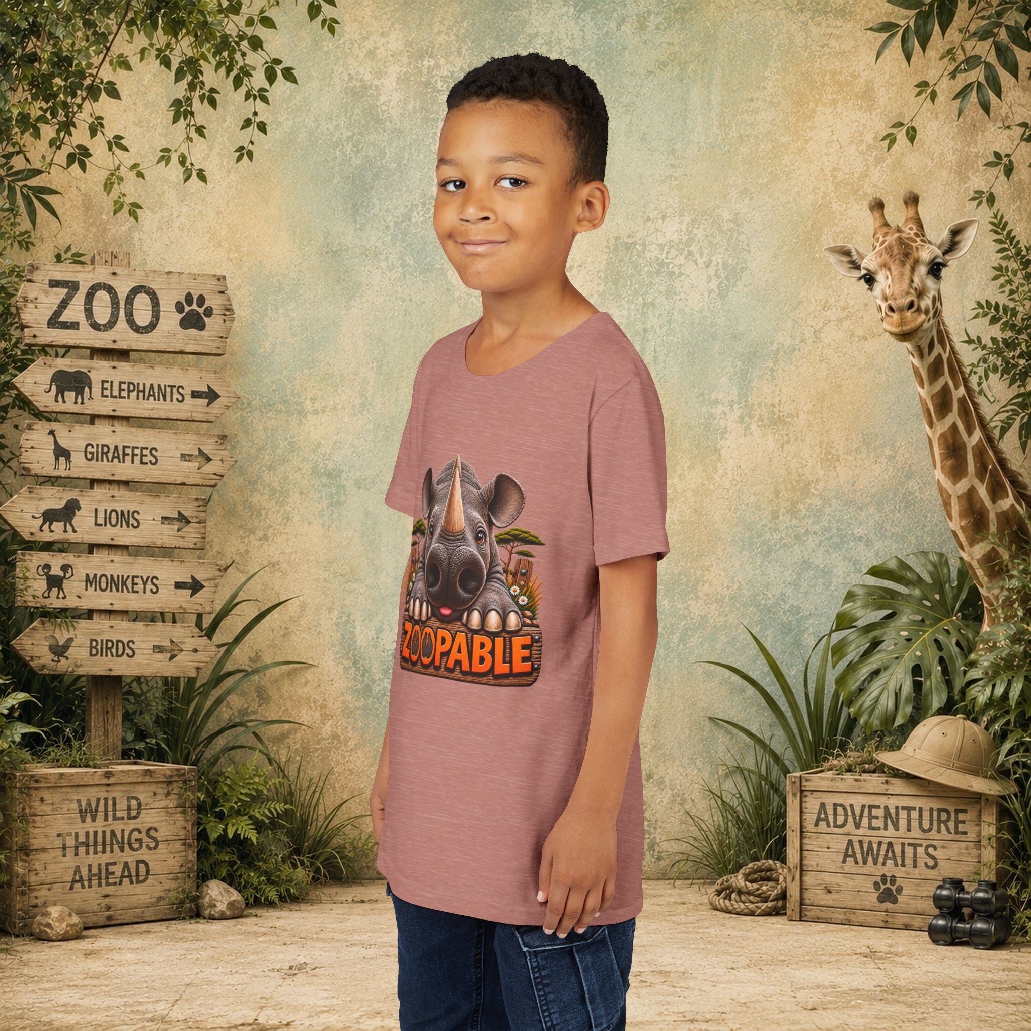 Rhinoceros Zoopable Youth Tee