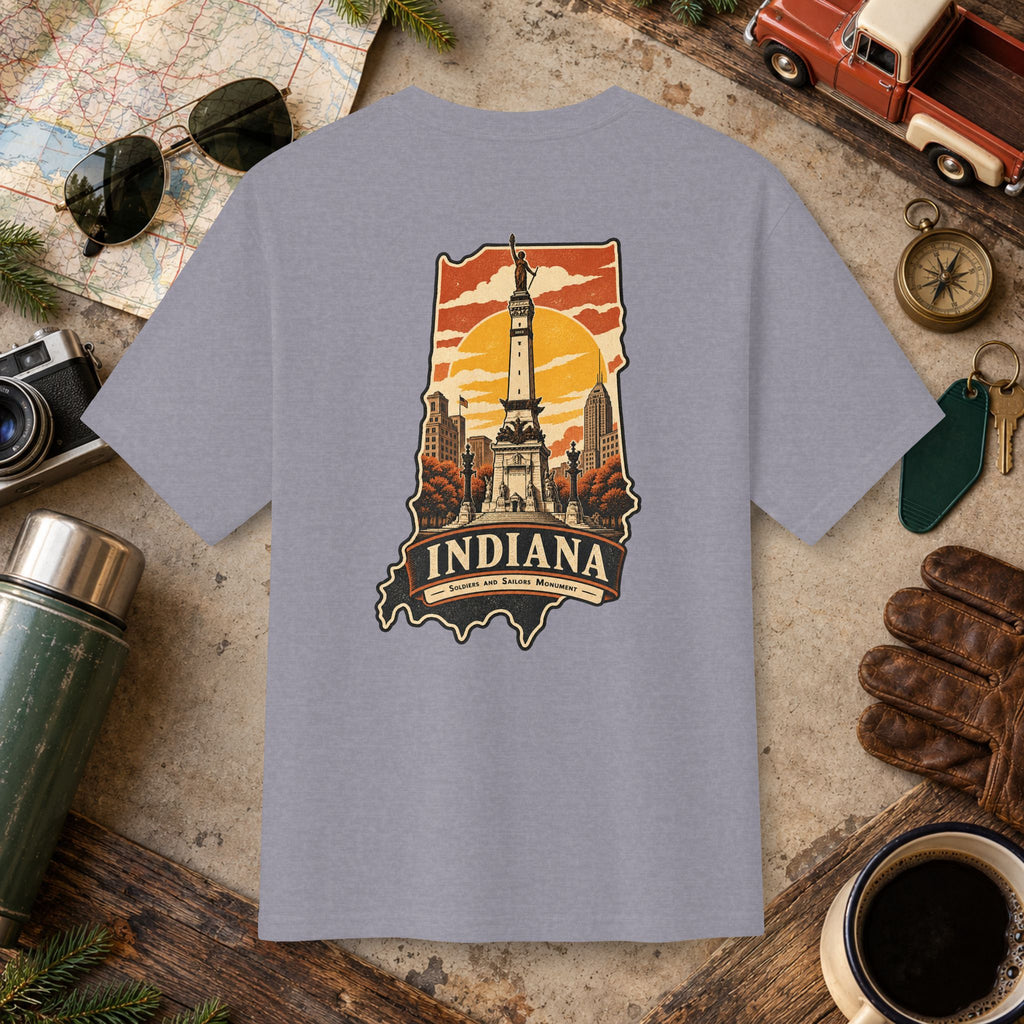 Indiana State Vintage Tee