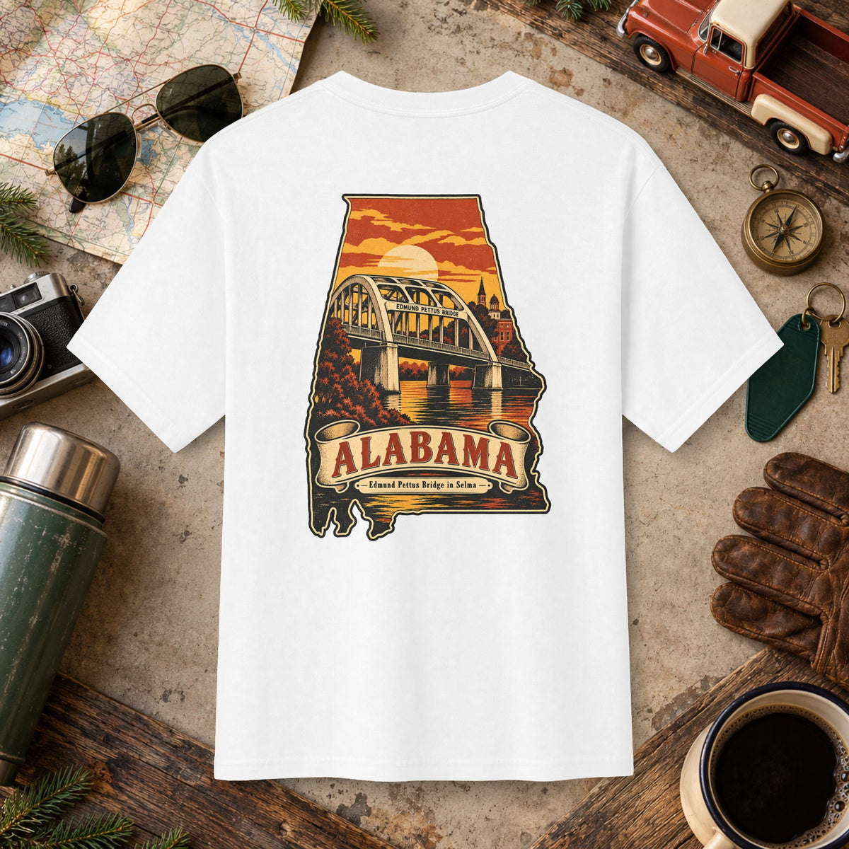 Alabama Vintage Landscape Tee