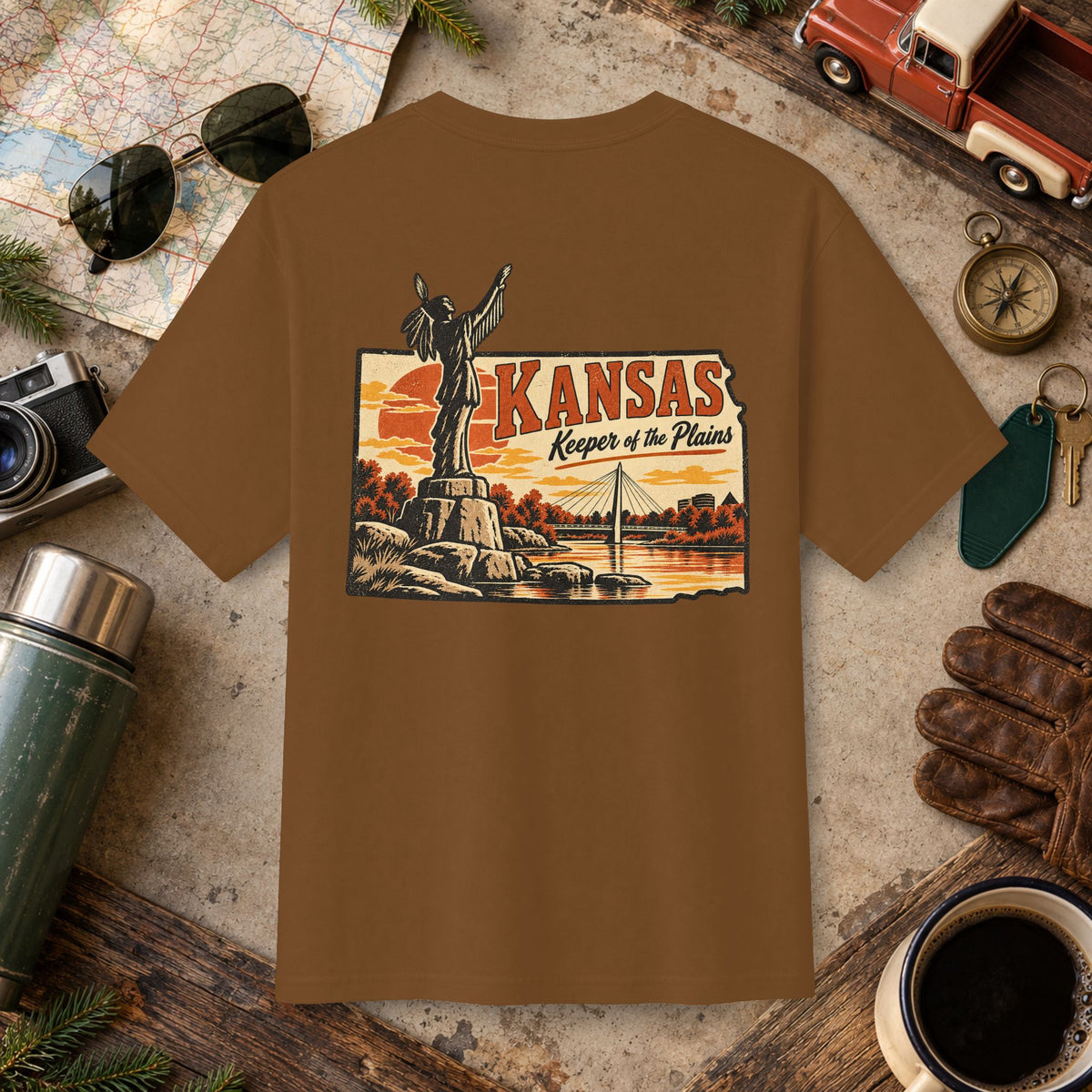 Kansas State Vintage Tee
