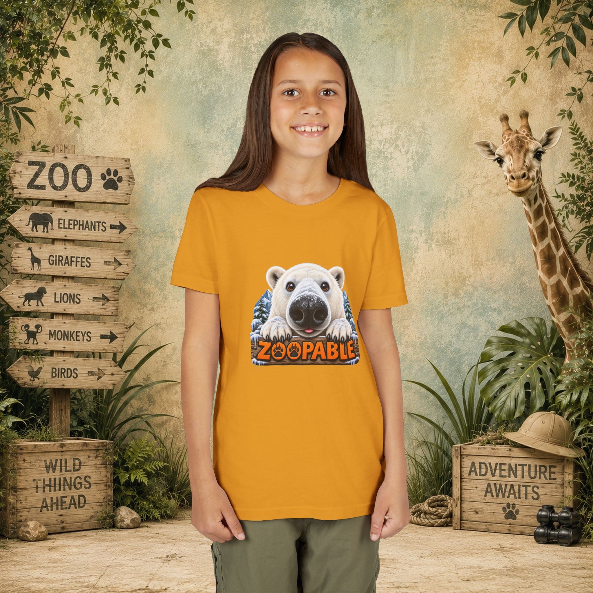 Polar Bear Zoopable Youth Tee