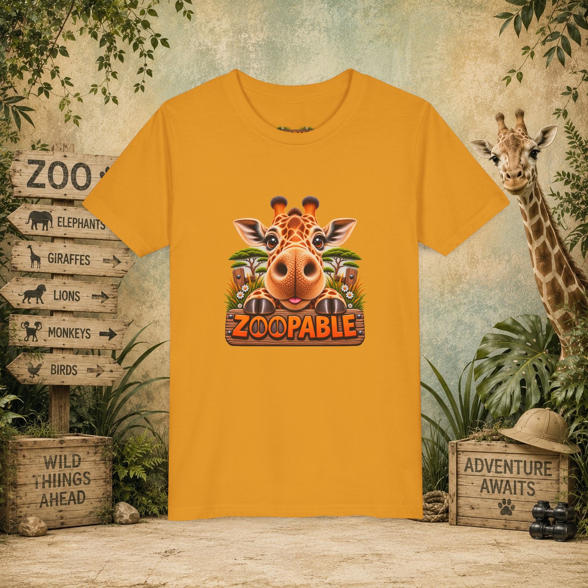 Giraffe Zoopable Youth Tee