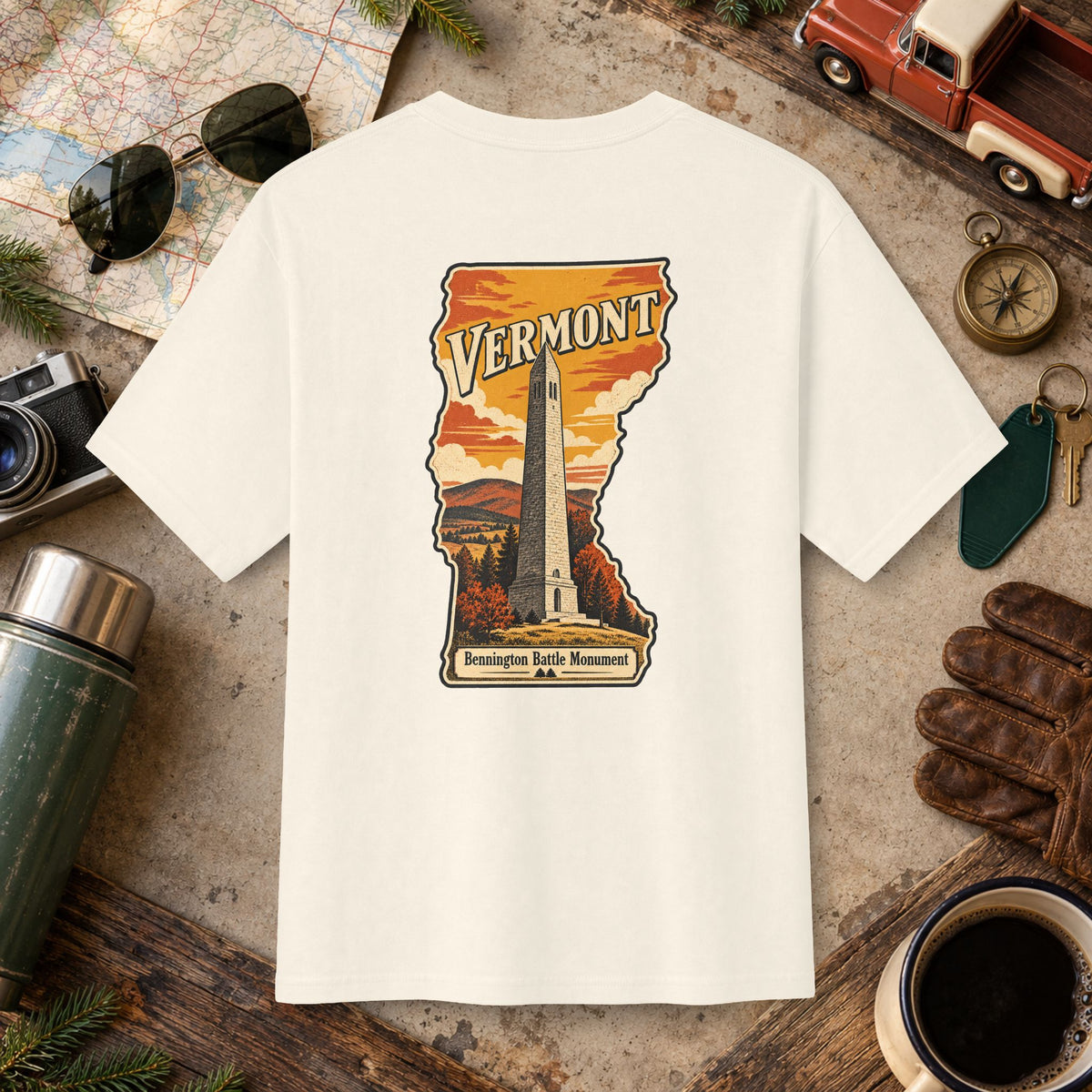 Vermont State Vintage Tee