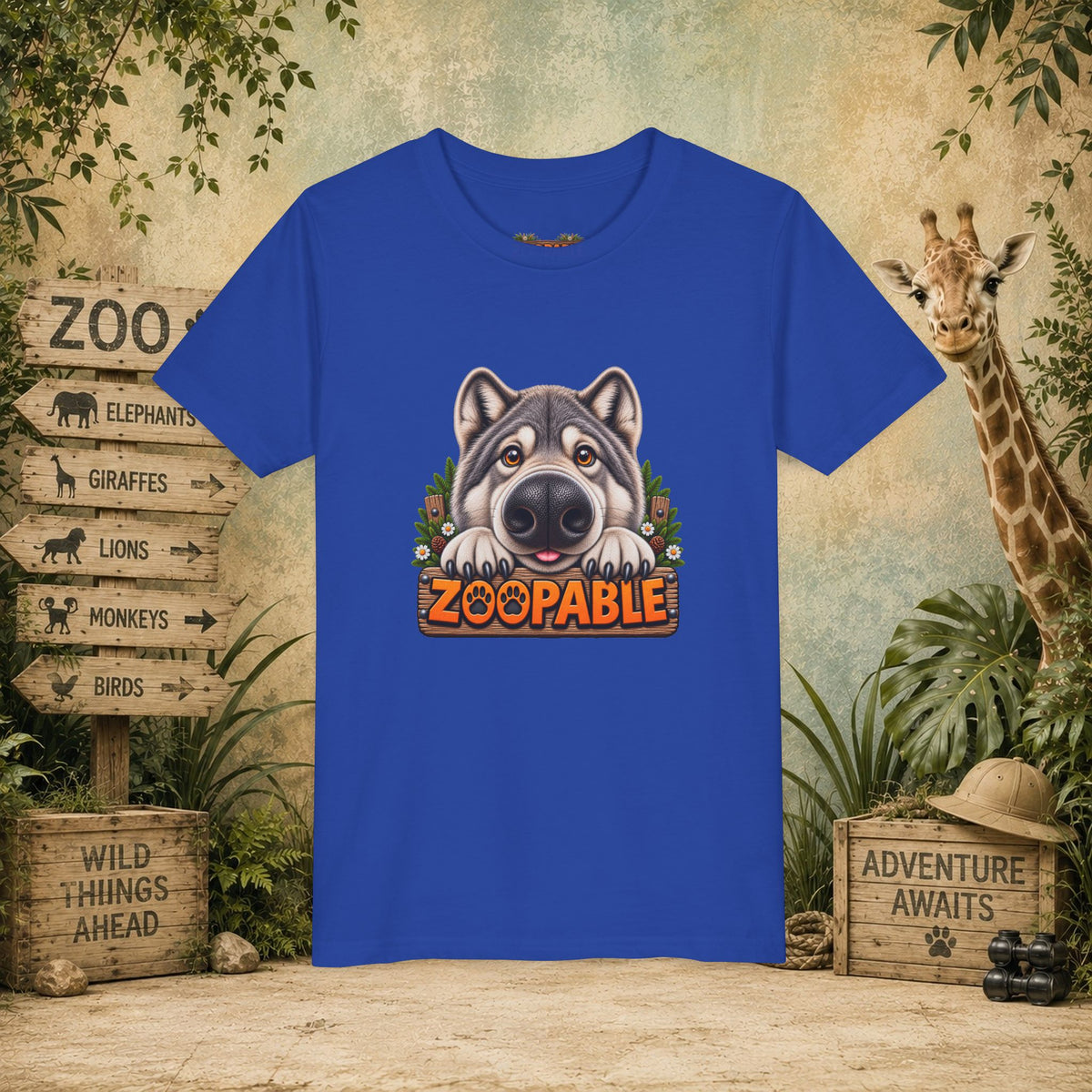 Wolf Zoopable Youth Tee