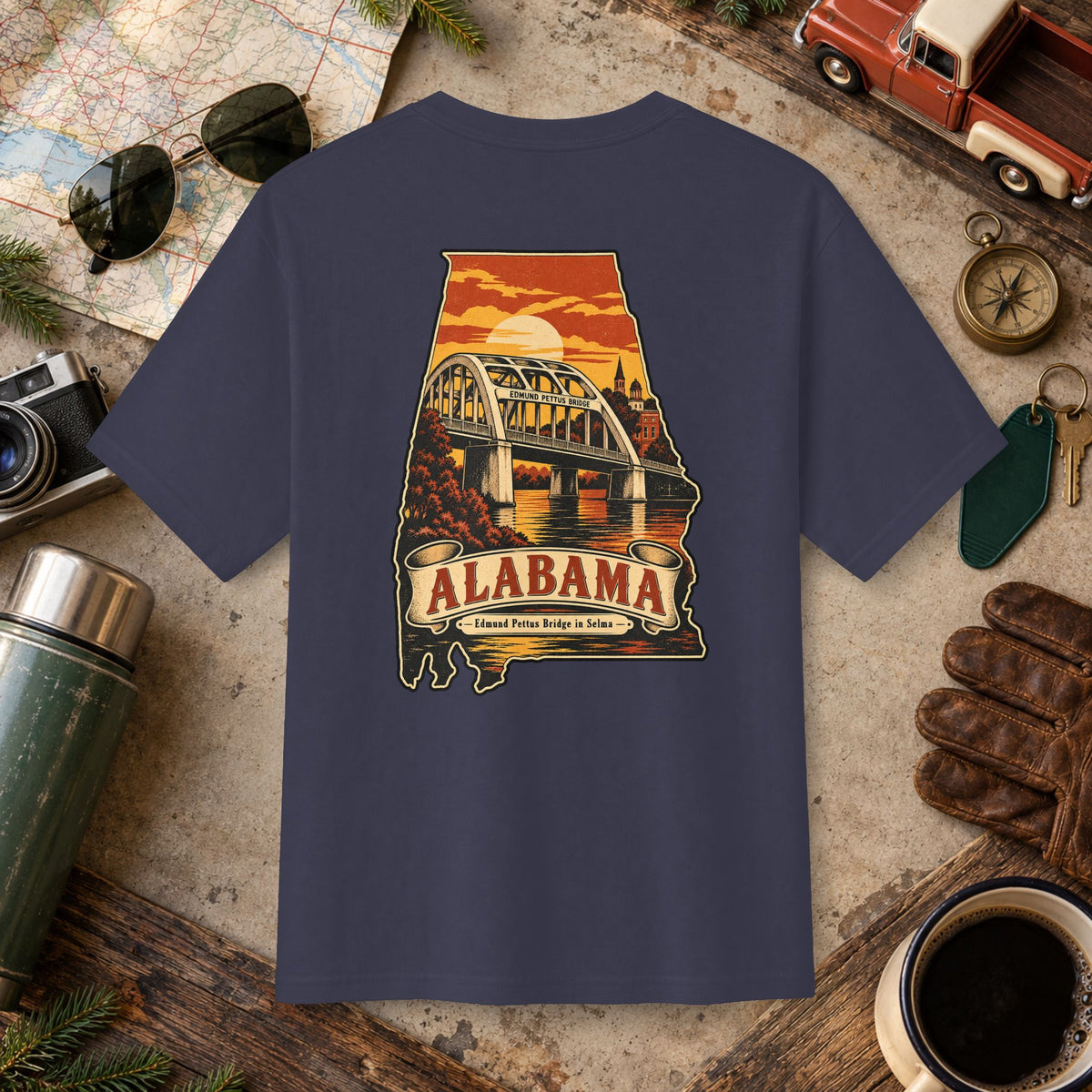 Alabama Vintage Landscape Tee
