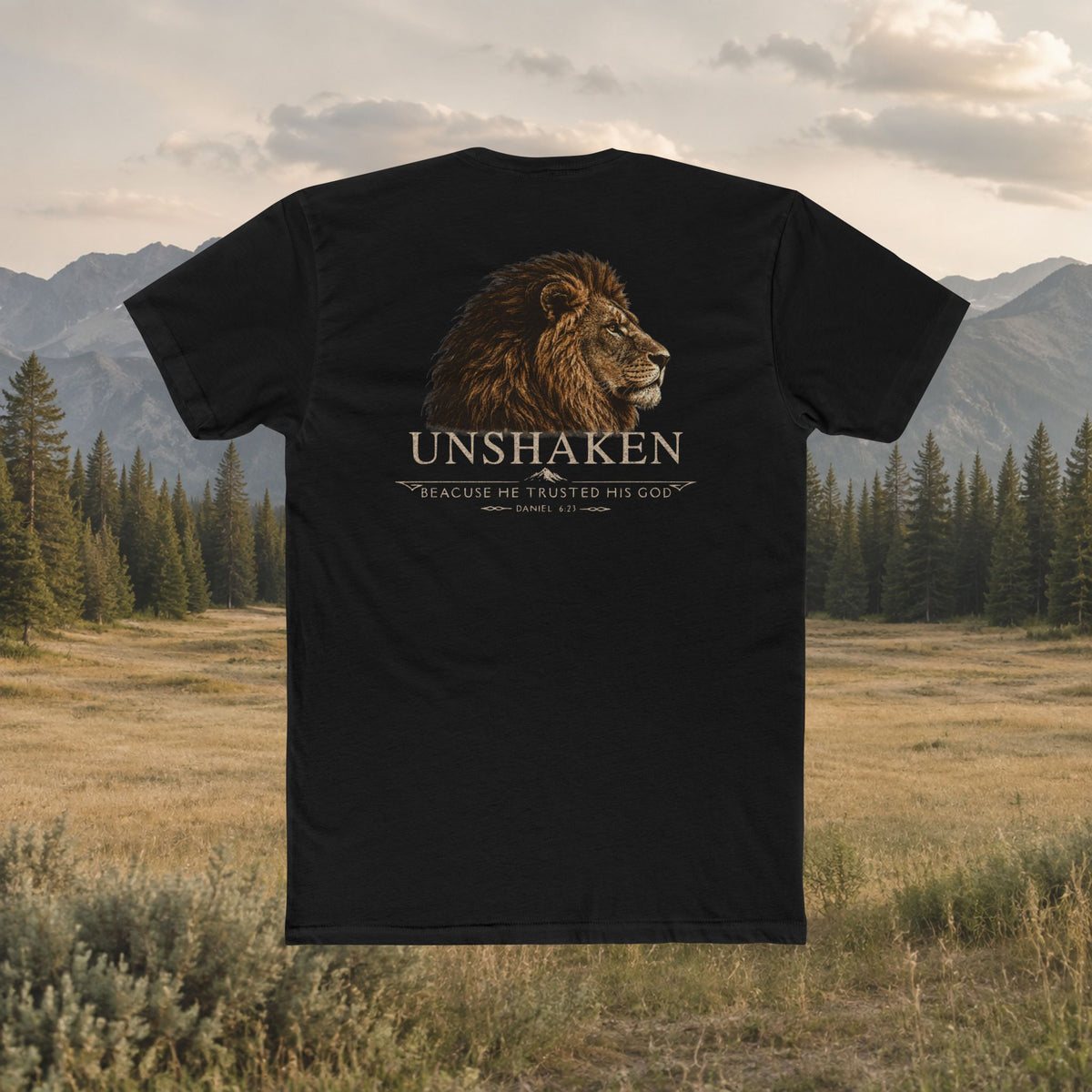 UNSHAKEN - Daniel 6:23 T-Shirt